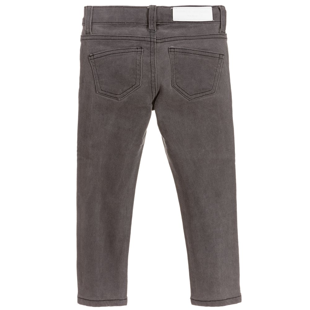 Sonia Rykiel Paris-Girls Grey Denim Jeans | Childrensalon Outlet