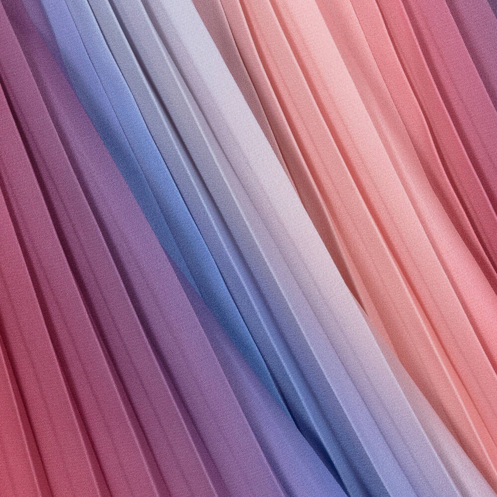 Sonia Rykiel Paris-Girls Multicolour Pleated Chiffon Skirt | Childrensalon Outlet