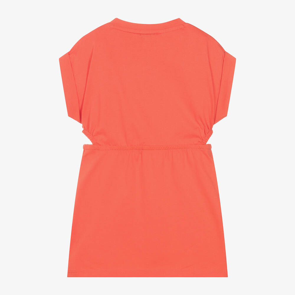 Sonia Rykiel Paris - Girls Orange Cotton Ice Cream Dress | Childrensalon  Outlet, image size:1000x1000