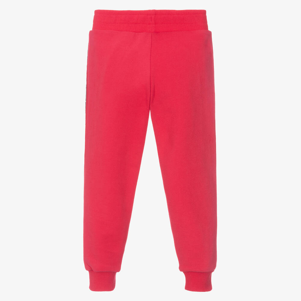 Sonia Rykiel Paris-Girls Pink Cotton Sequin Joggers | Childrensalon Outlet