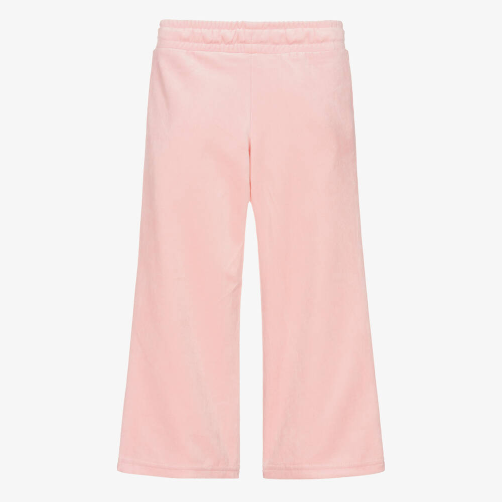 Sonia Rykiel Paris-Розовые велюровые джоггеры | Childrensalon Outlet