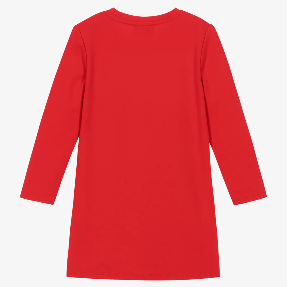 Sonia Rykiel Paris-Красное платье со стразами для девочек | Childrensalon Outlet