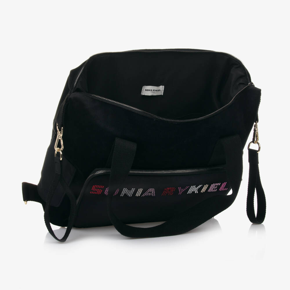 Sonia Rykiel Paris-Girls Velvet Logo Changing Bag | Childrensalon Outlet