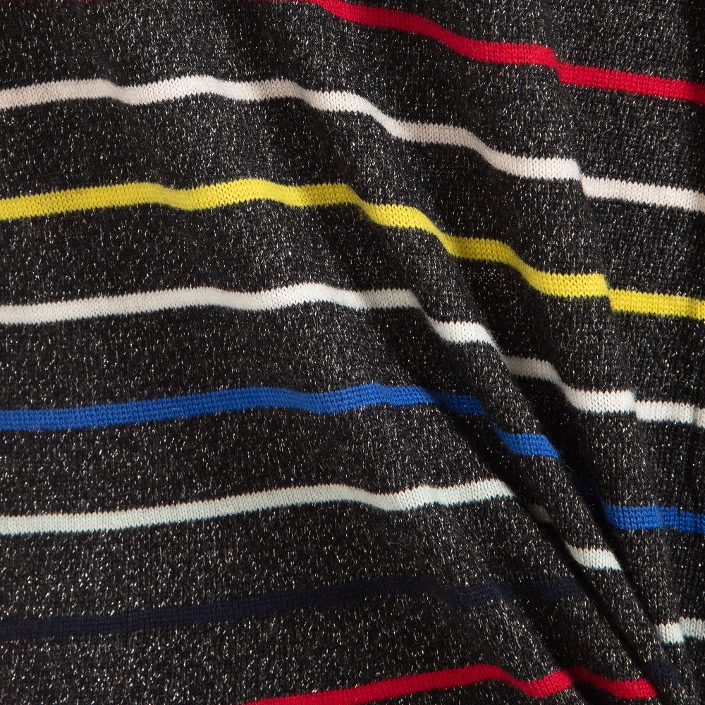 Sonia Rykiel Paris-Knitted Glittery Striped Dress | Childrensalon Outlet
