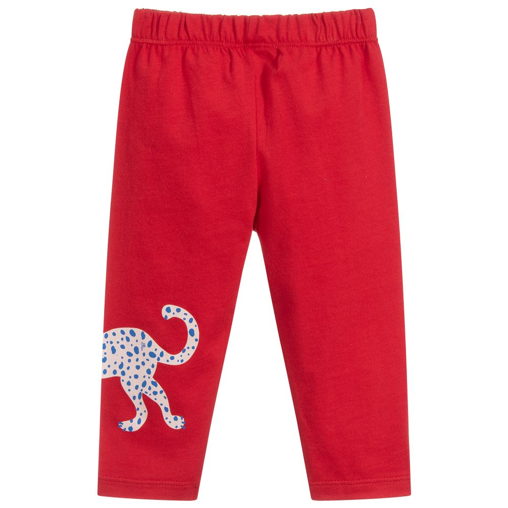 Sonia Rykiel Paris Red Cotton Baby Leggings Childrensalon Outlet