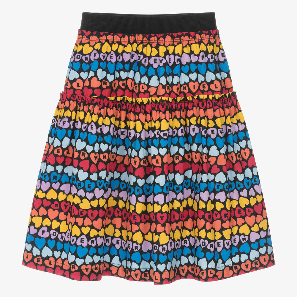 Gucci rainbow velvet skirt cheap