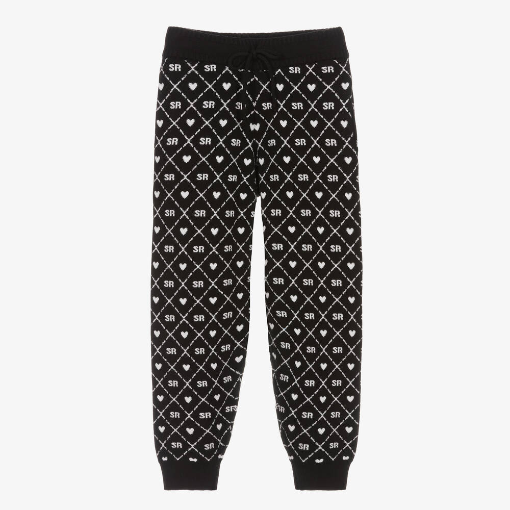 Sonia Rykiel Paris - Schwarze Teen Strick-Jogginghose | Childrensalon