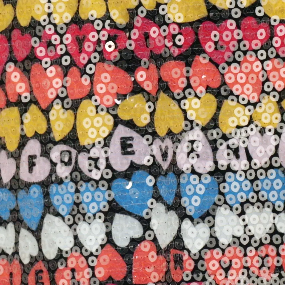 Sonia Rykiel Paris-Teen Girls Black Sequin Heart Dress | Childrensalon Outlet