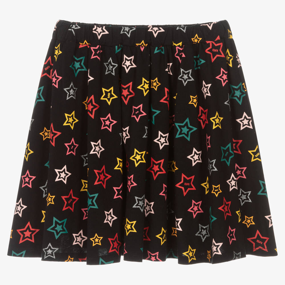 Sonia Rykiel Paris - Teen Girls Black Stars Skirt | Childrensalon