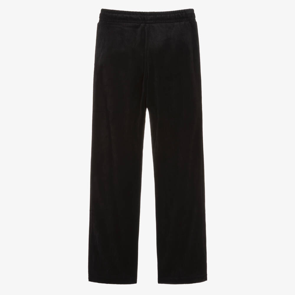Sonia Rykiel Paris-Черные велюровые джоггеры | Childrensalon Outlet
