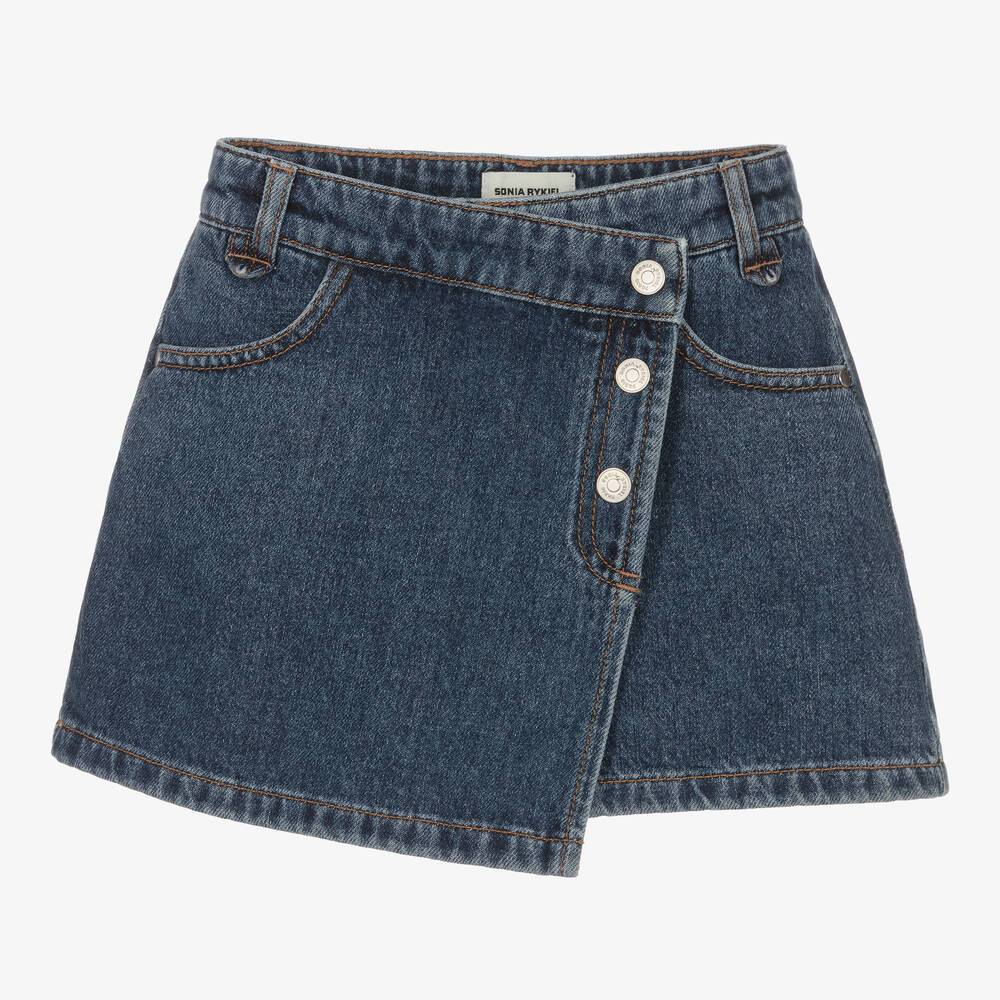 Sonia Rykiel Paris - Синяя джинсовая юбка-шорты | Childrensalon