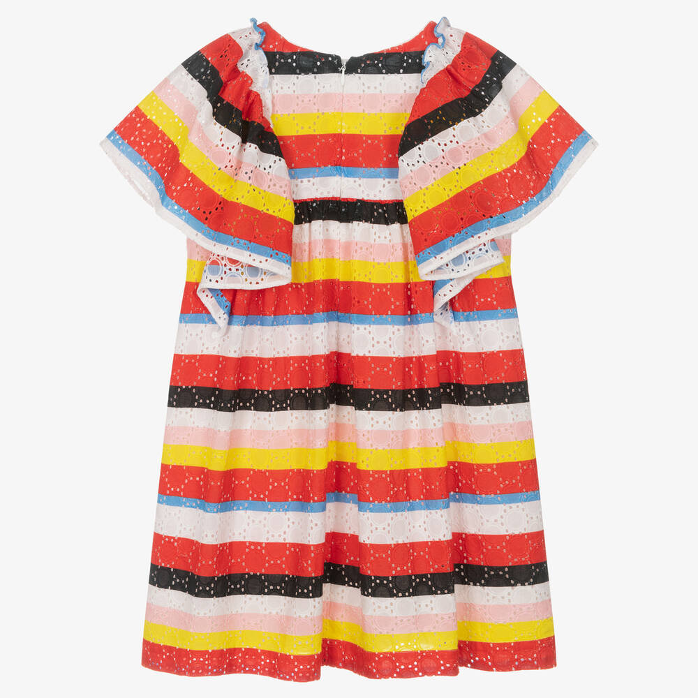 Sonia Rykiel Paris Robe brod e en coton ado fille