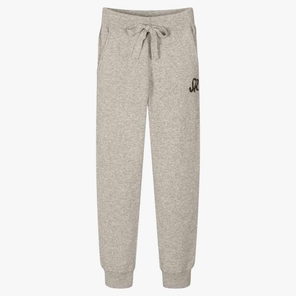 Sonia Rykiel Paris Teen Girls Grey Knitted Joggers Childrensalon Outlet