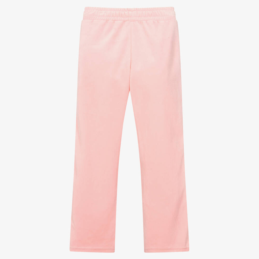 Sonia Rykiel Paris-Teen Girls Pink Velour Joggers | Childrensalon Outlet