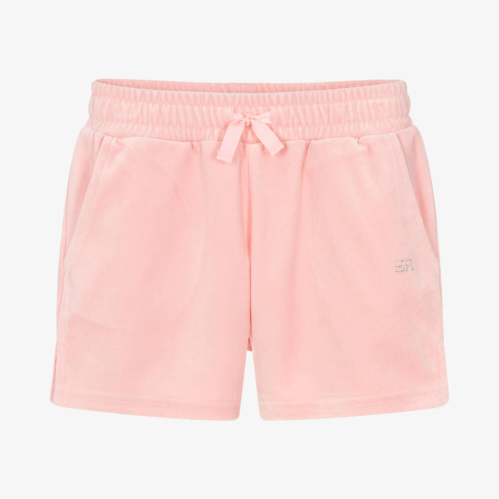 Sonia Rykiel Paris - Teen Girls Pink Velour Shorts | Childrensalon