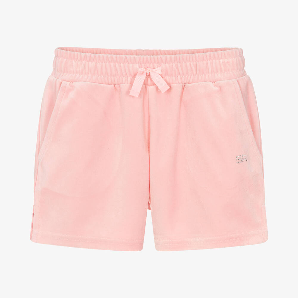 Sonia Rykiel Paris - Short rose en velours ado fille | Childrensalon