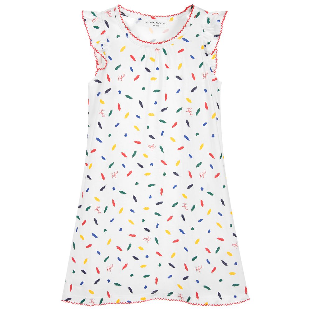 Sonia Rykiel Paris-White Nightdress & Pillow Set | Childrensalon Outlet