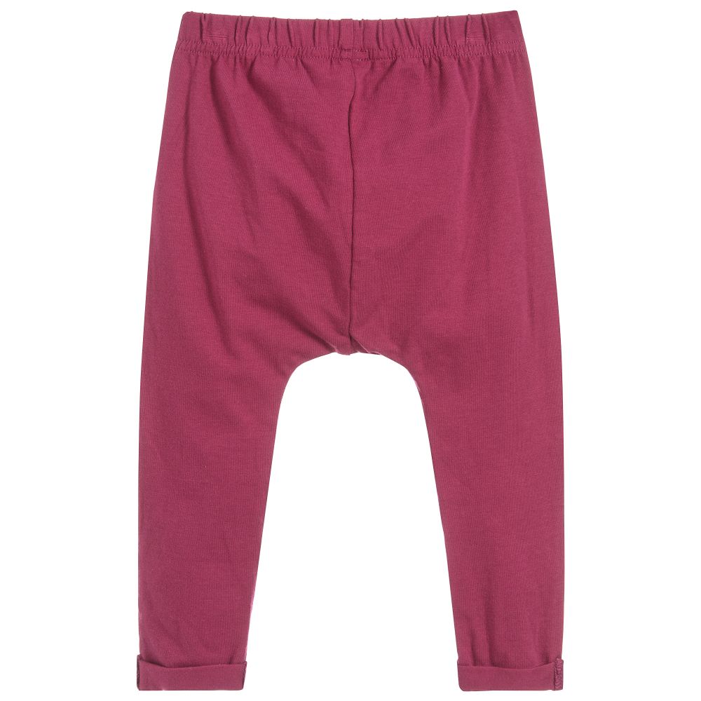 Baby girl clearance burgundy leggings