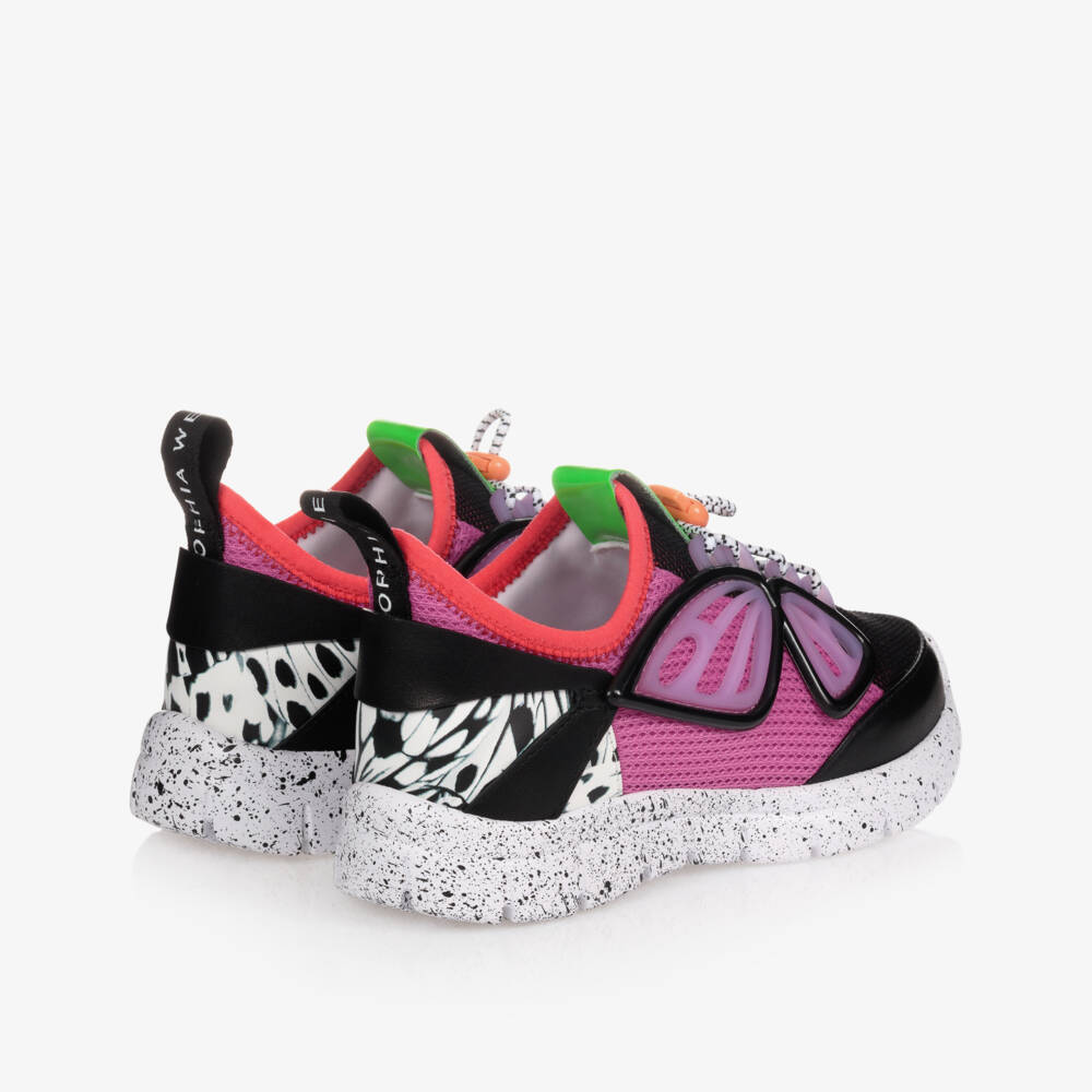 Sophia Webster Mini-Черно-фиолетовые кроссовки | Childrensalon Outlet