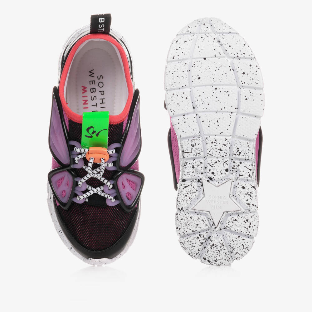 Sophia Webster Mini-Черно-фиолетовые кроссовки | Childrensalon Outlet