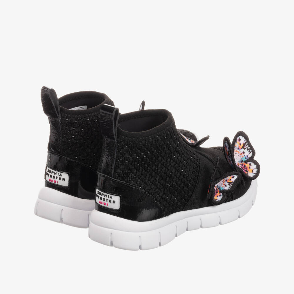 Sophia Webster Mini-ترينرز جوارب لون أسود للبنات | Childrensalon Outlet