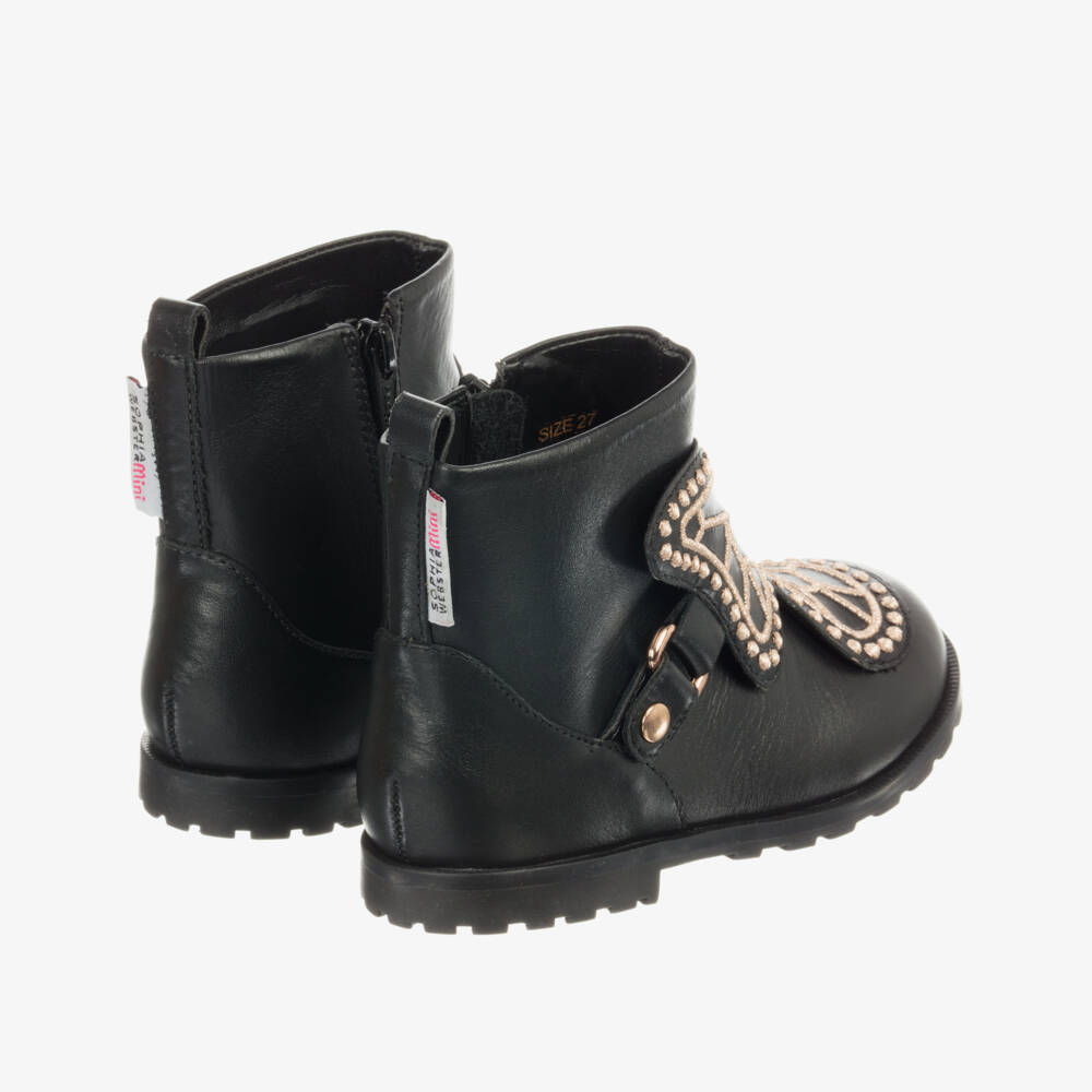Sophia Webster Mini-Girls KARINA Leather Boots | Childrensalon Outlet