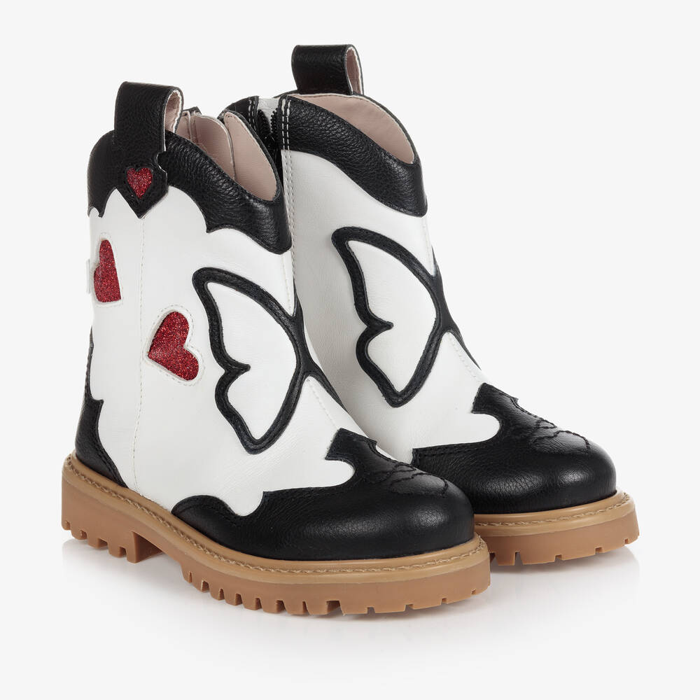 Sophia Webster Mini - Girls Leather Shelby Boots | Childrensalon