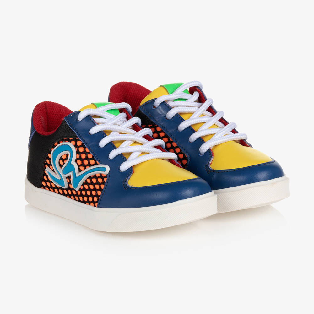 Sophia Webster Mini - Girls Leather Stomp Sneakers | Childrensalon