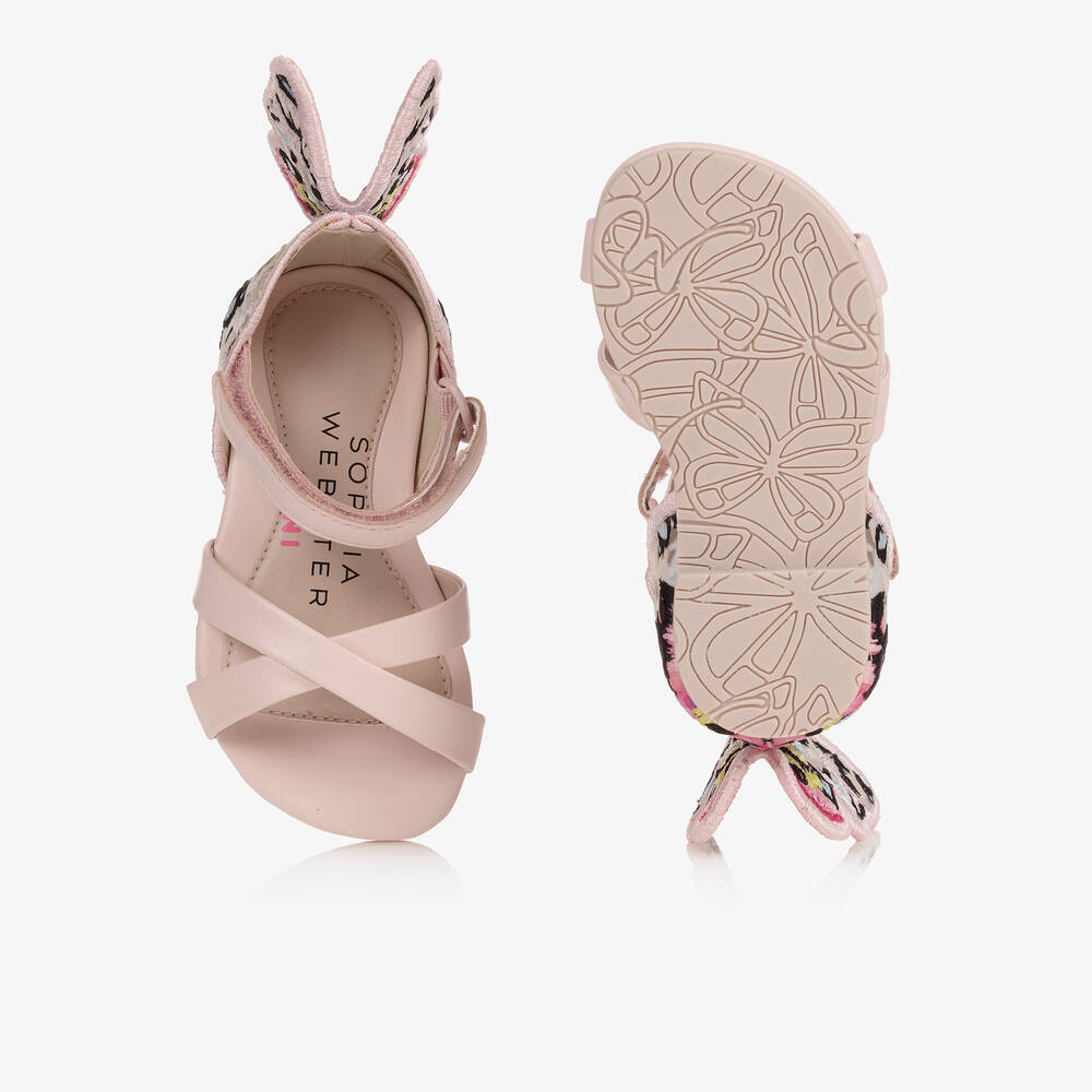 Sophia Webster Mini Girls Pale Pink Chiara Sandal