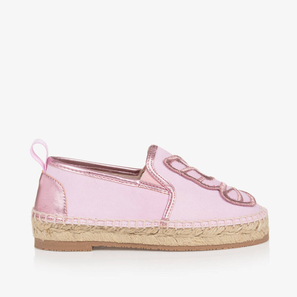 Sophia Webster Mini-اسبادريل كانفاس لون زهري للبنات | Childrensalon Outlet