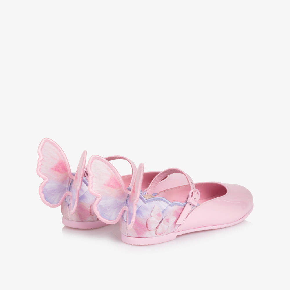 Sophia Webster Mini-Girls Shimmering Chiara Buckle Shoes | Childrensalon Outlet
