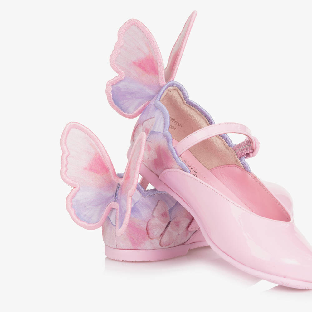 Sophia Webster Mini-Girls Shimmering Chiara Buckle Shoes | Childrensalon Outlet