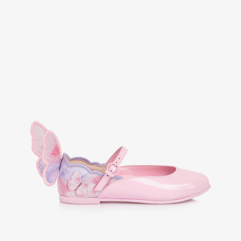 Sophia Webster Mini-Girls Shimmering Chiara Buckle Shoes | Childrensalon Outlet