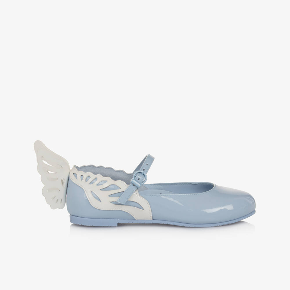 Sophia Webster Mini-Girls Sky Leather Dream Shoes | Childrensalon Outlet