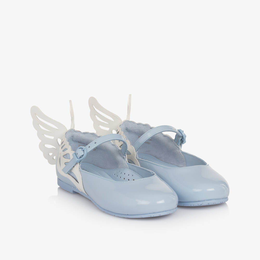 Sophia Webster Mini-Girls Sky Leather Dream Shoes | Childrensalon Outlet