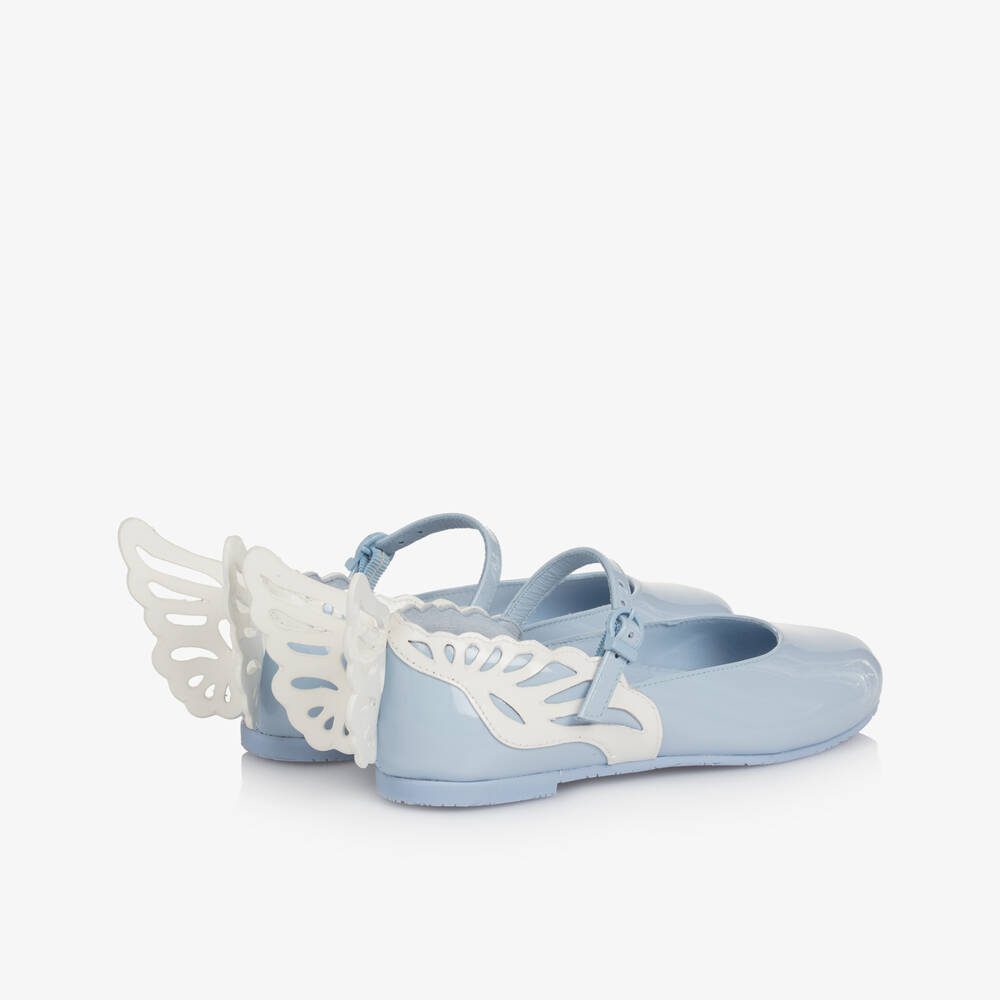 Sophia Webster Mini-Girls Sky Leather Dream Shoes | Childrensalon Outlet