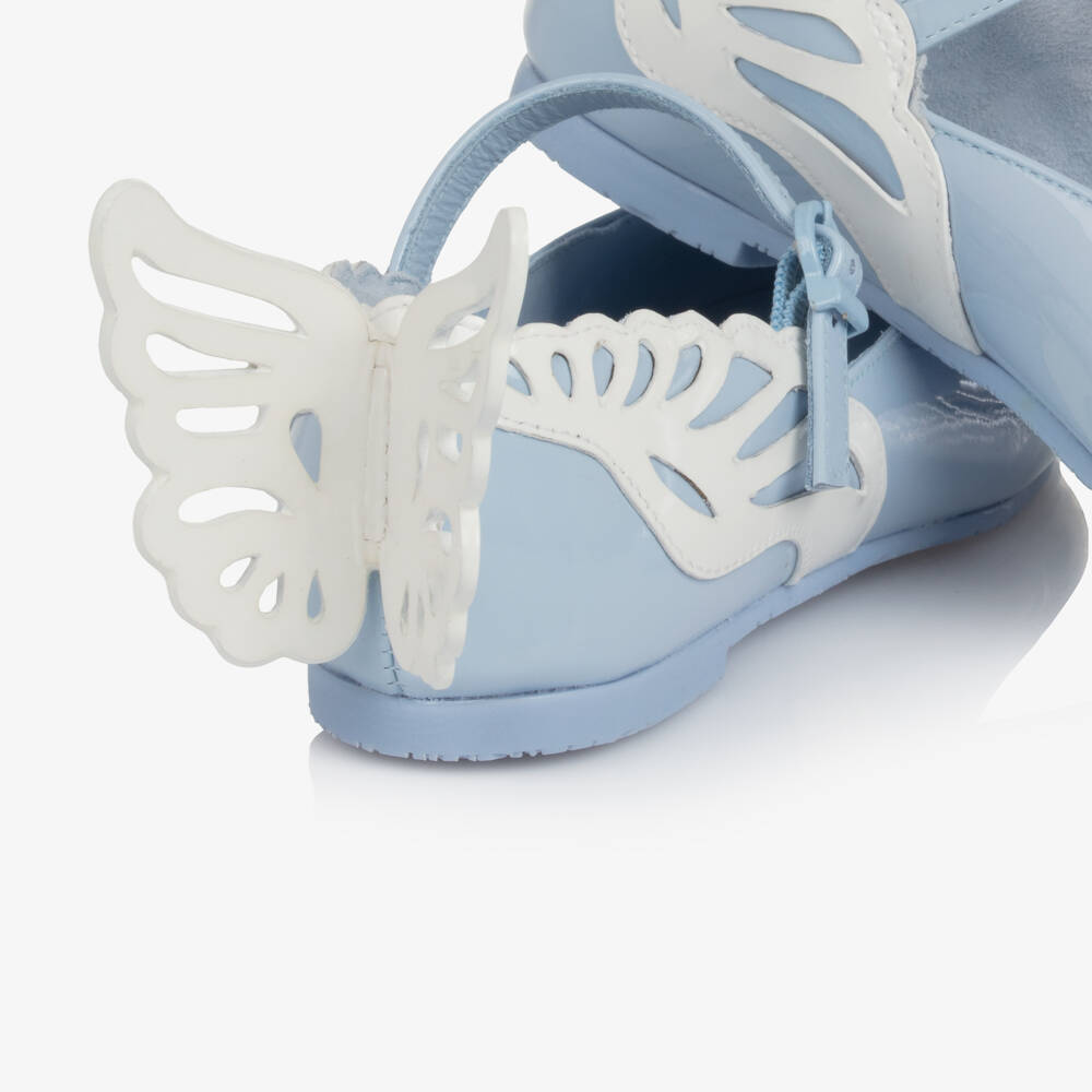 Sophia Webster Mini-Girls Sky Leather Dream Shoes | Childrensalon Outlet