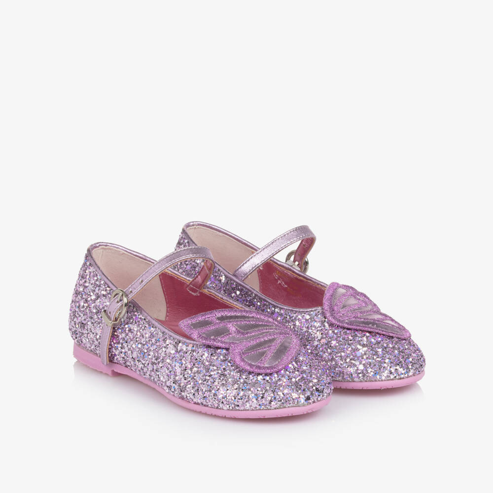 Sophia Webster Mini-Girls' Sparkling Butterfly Mary Janes | Childrensalon Outlet