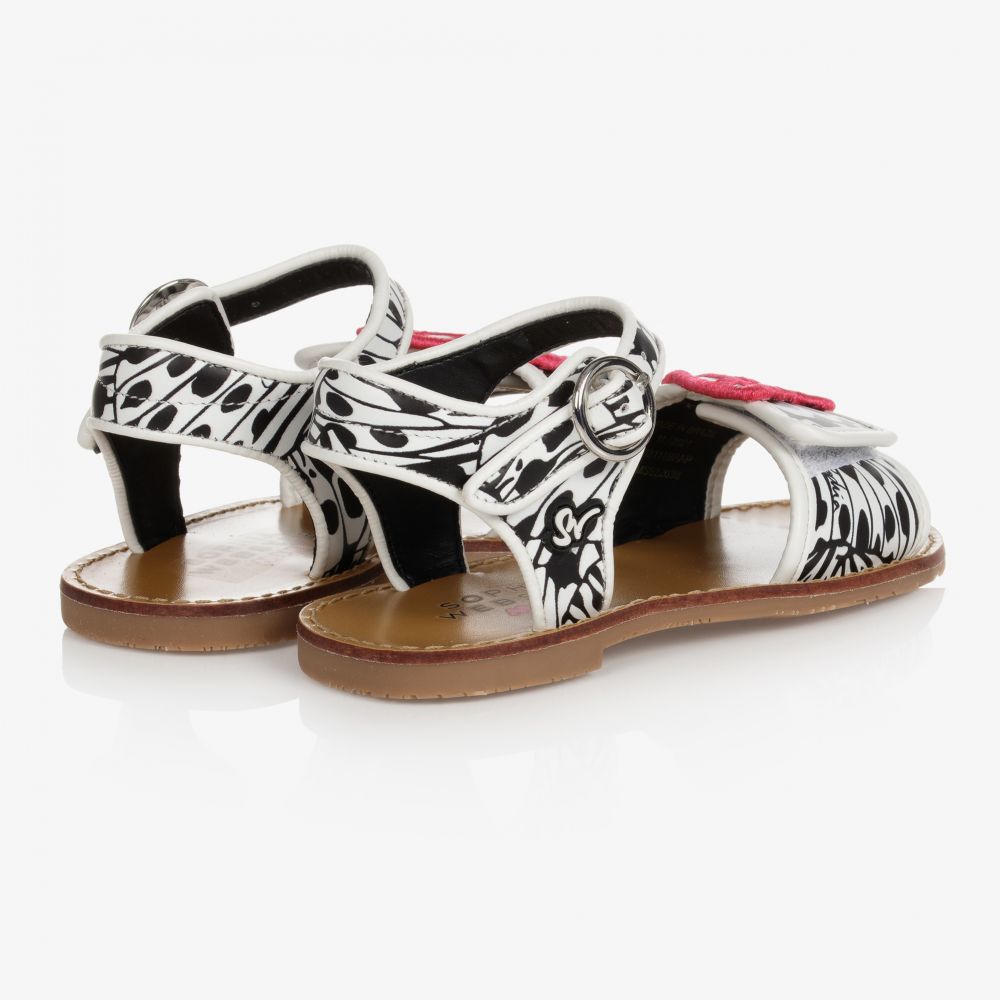 Sophia Webster Mini-Girls White Butterfly Sandals | Childrensalon Outlet