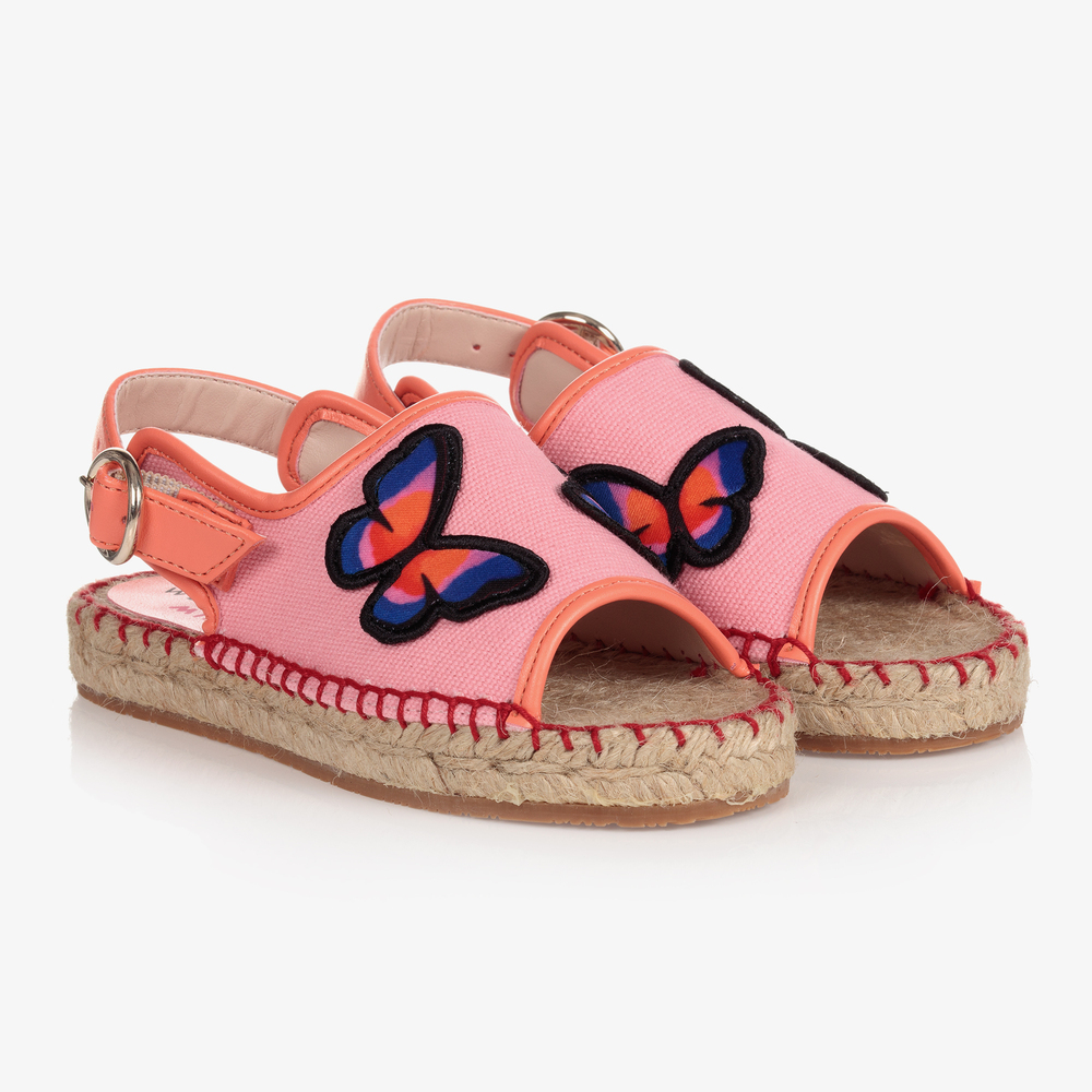 Sophia Webster Mini - Pink Espadrille Sandals | Childrensalon