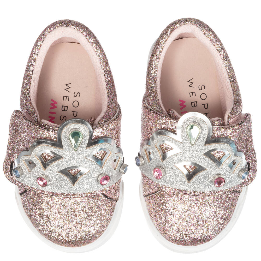 Sparkly slip on trainers hotsell