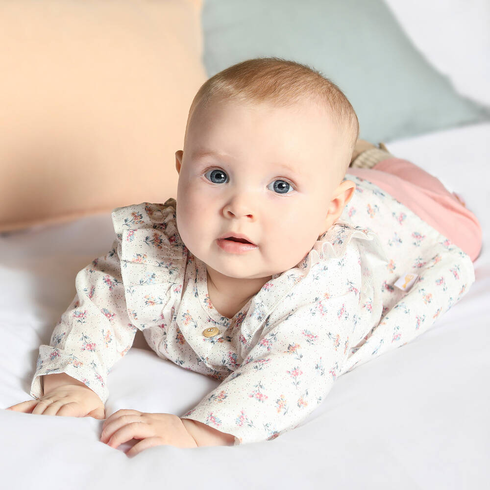 Sophie la Girafe-طقم ليغنغز قطن لون زهري للمولودات | Childrensalon Outlet