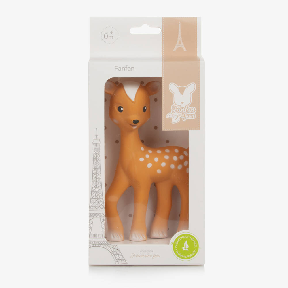 Sophie la Girafe-Fawn Rubber Teething Toy | Childrensalon Outlet