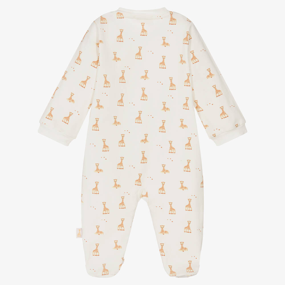 Giraffe print shop baby grow