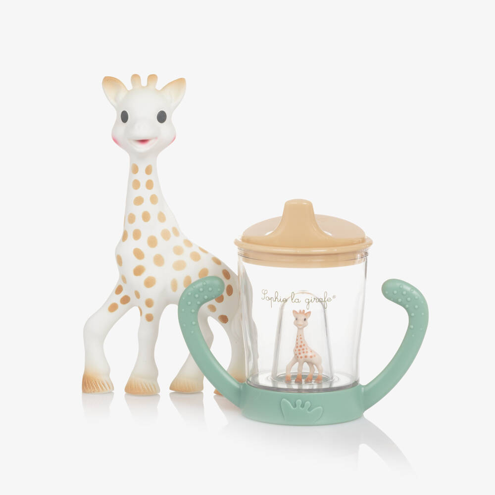 Sophie la Girafe-No Spill Cup And Sophie Gift Set | Childrensalon Outlet
