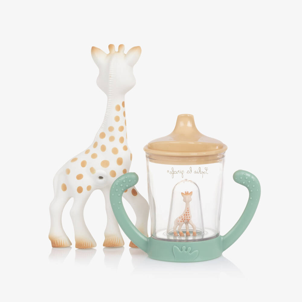 Sophie la Girafe-No Spill Cup And Sophie Gift Set | Childrensalon Outlet