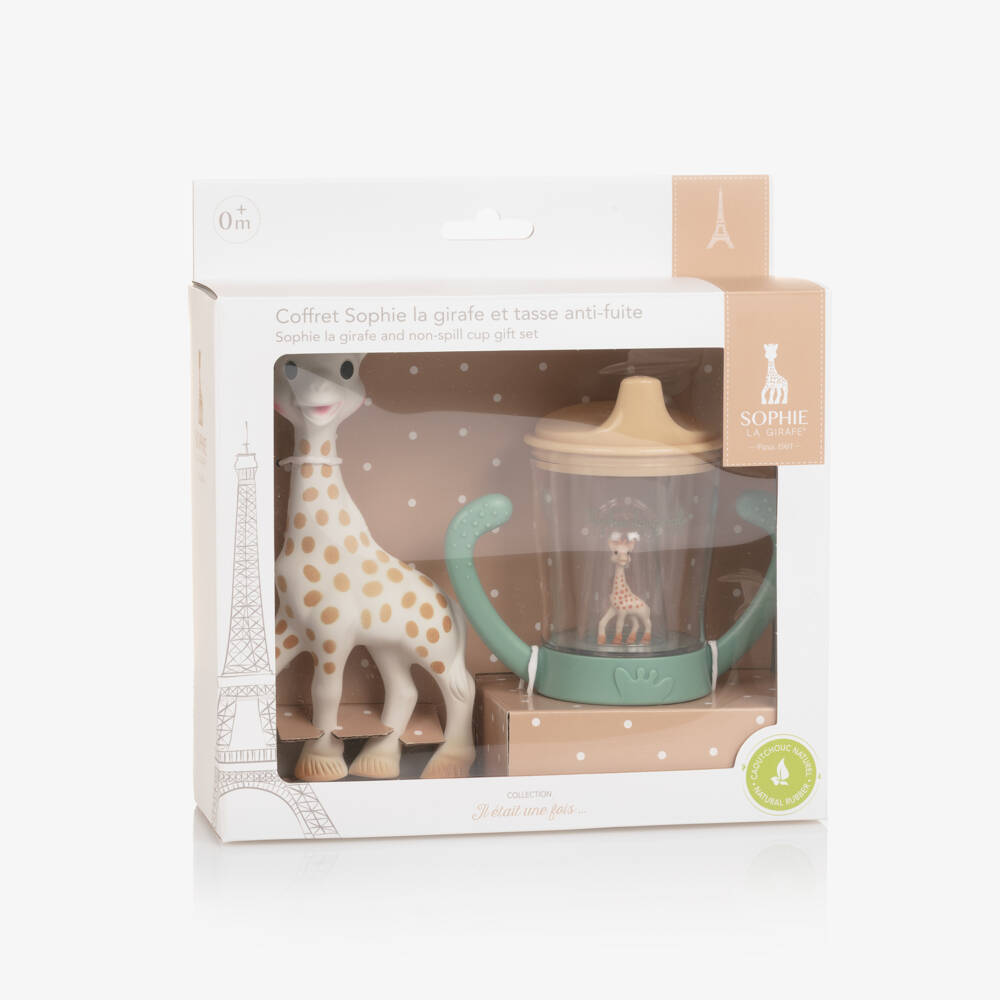 Sophie la Girafe-No Spill Cup And Sophie Gift Set | Childrensalon Outlet