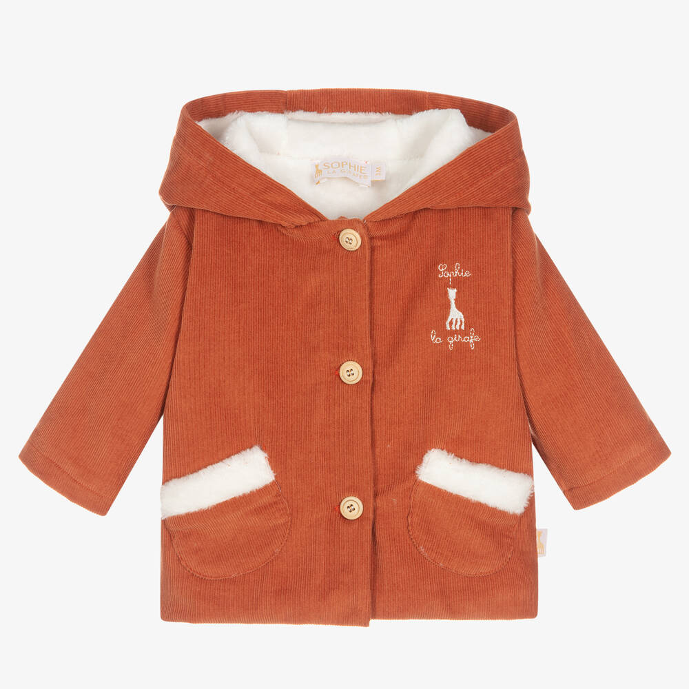 Sophie la Girafe - Orange Cordjacke für Babys | Childrensalon