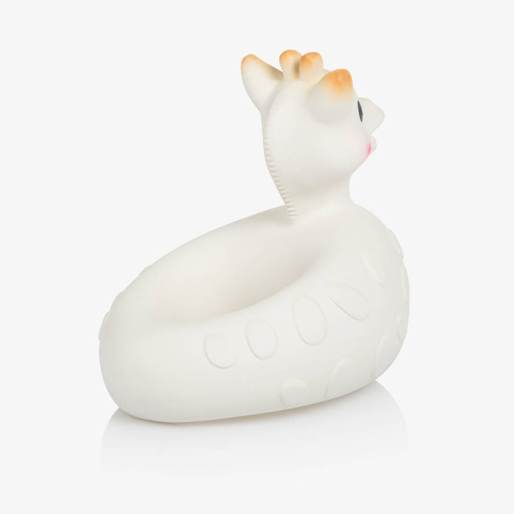 Sophie la Girafe-White Rubber Giraffe Bath Toy (12cm) | Childrensalon Outlet