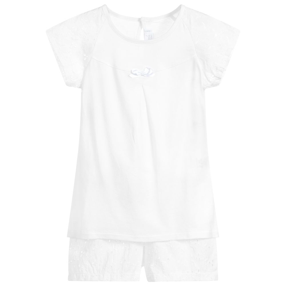 Sottocoperta - Girls White Pyjamas | Childrensalon